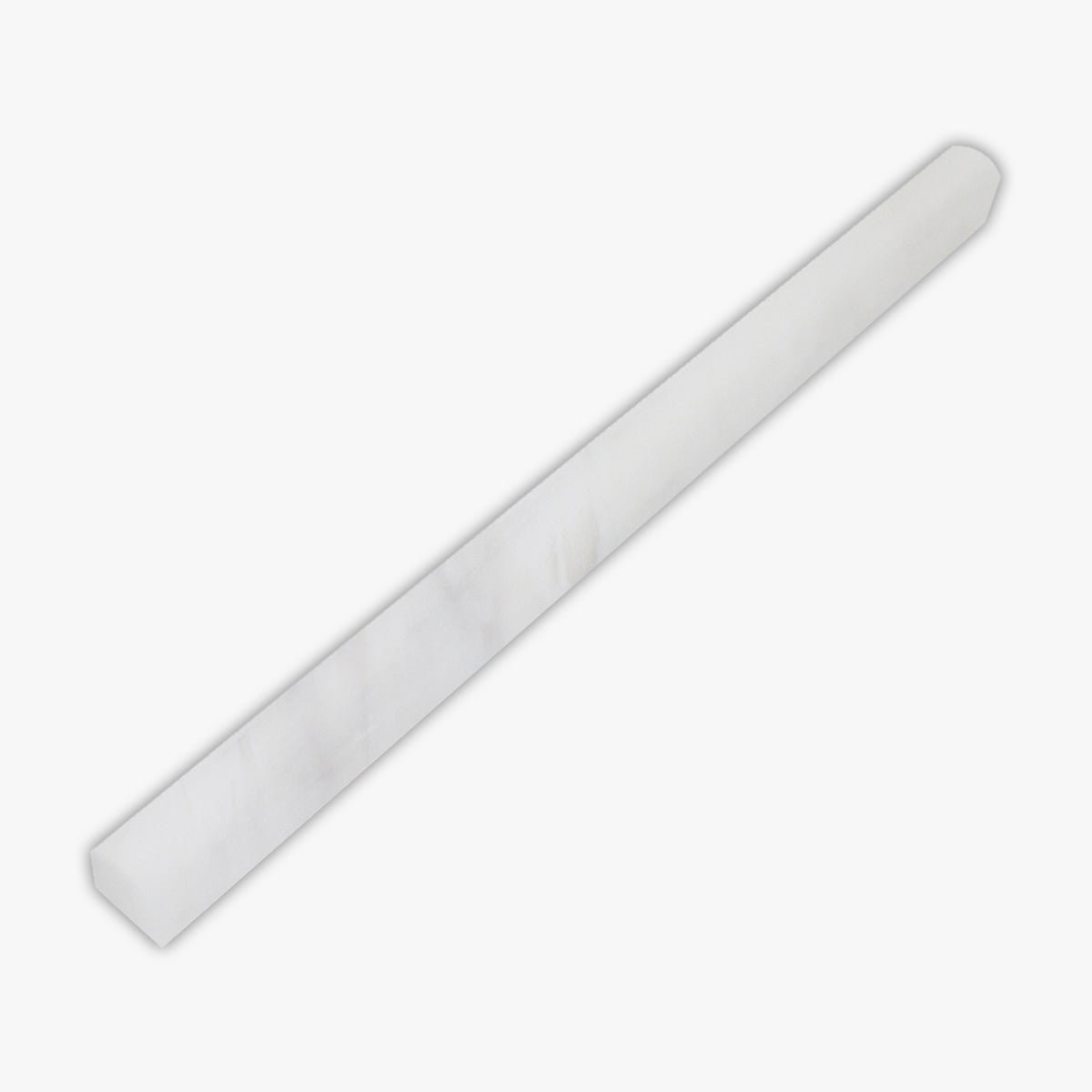 Bianco Dolomiti Polished 34x12 Pencil Liner Marble Molding Direct