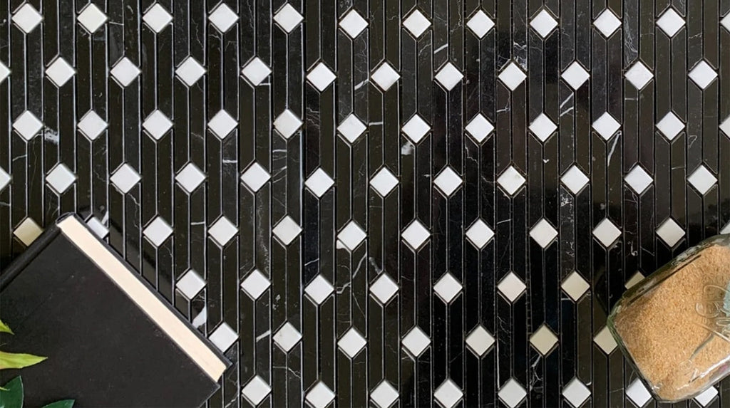 18 Striking Black and White Mosaic Tile Ideas – Direct Stone Source