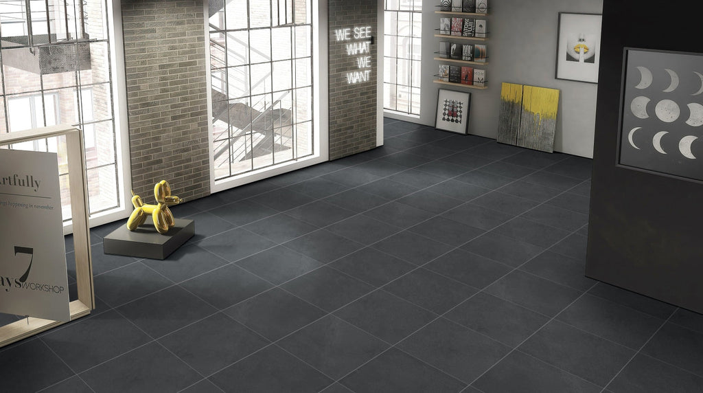 15 Black Flooring Tile Ideas for Striking and Timeless Interiors