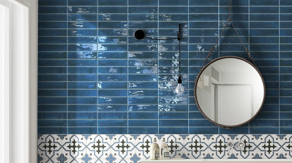Dive into Tranquility: 8 Blue Bathroom Tile Ideas