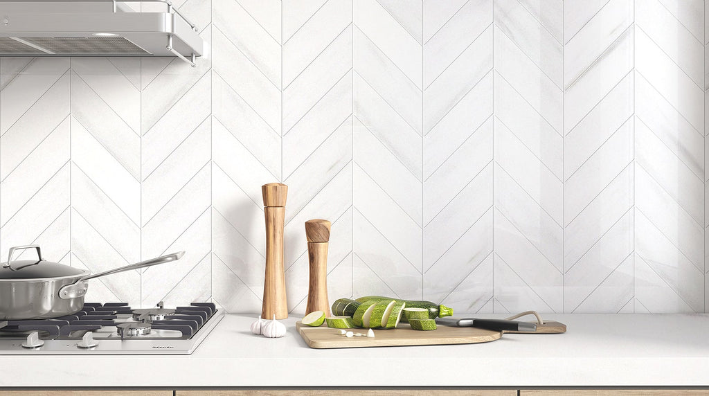 Choosing Between Chevron and Penny Tiles