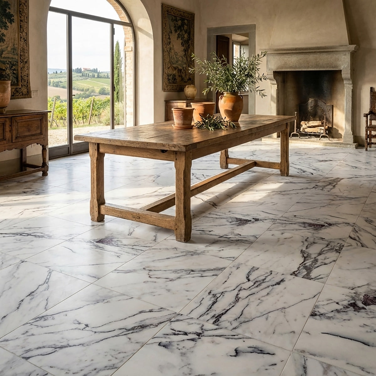 Lilac Honed 12x12 Marble Tile – Direct Stone Source