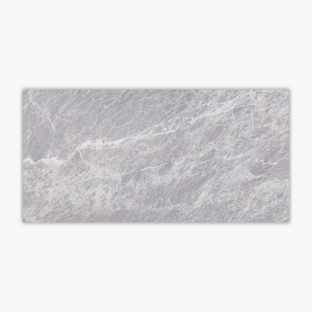 Nordic Gray Leather 12x24x1/2 Marble Tile