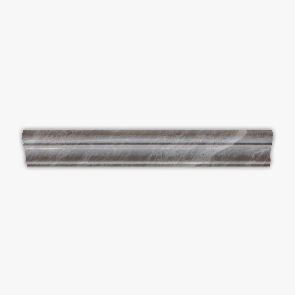 Nordic Gray Polished 1 3/4x12 Chair Rail Marble Molding