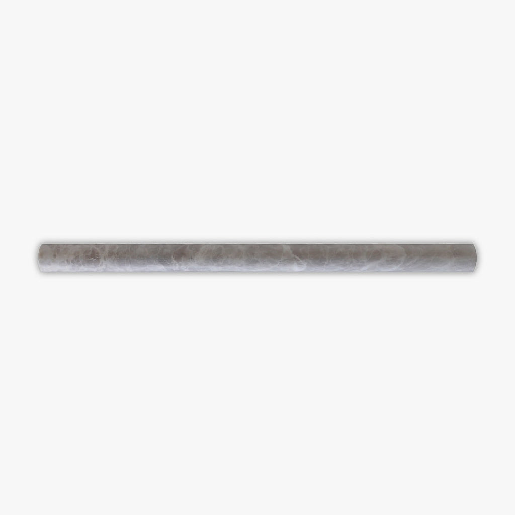 Nordic Gray Honed 3/4x12 Pencil Liner Marble Molding