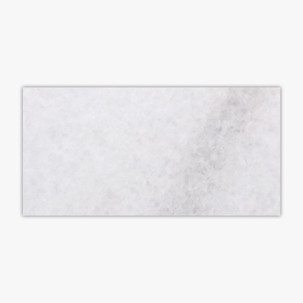 Biarritz White Polished 3x6 Marble Tile