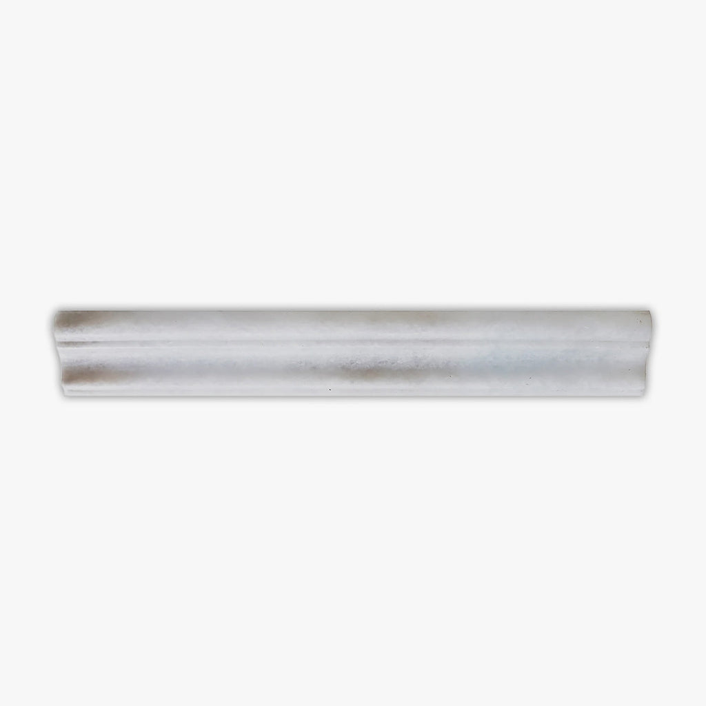 Biarritz White Polished 1 3/4x12 Cornice Marble Molding