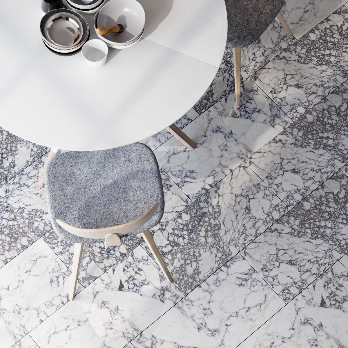 Calacatta Viola Honed 12x24 Marble Tile – Direct Stone Source