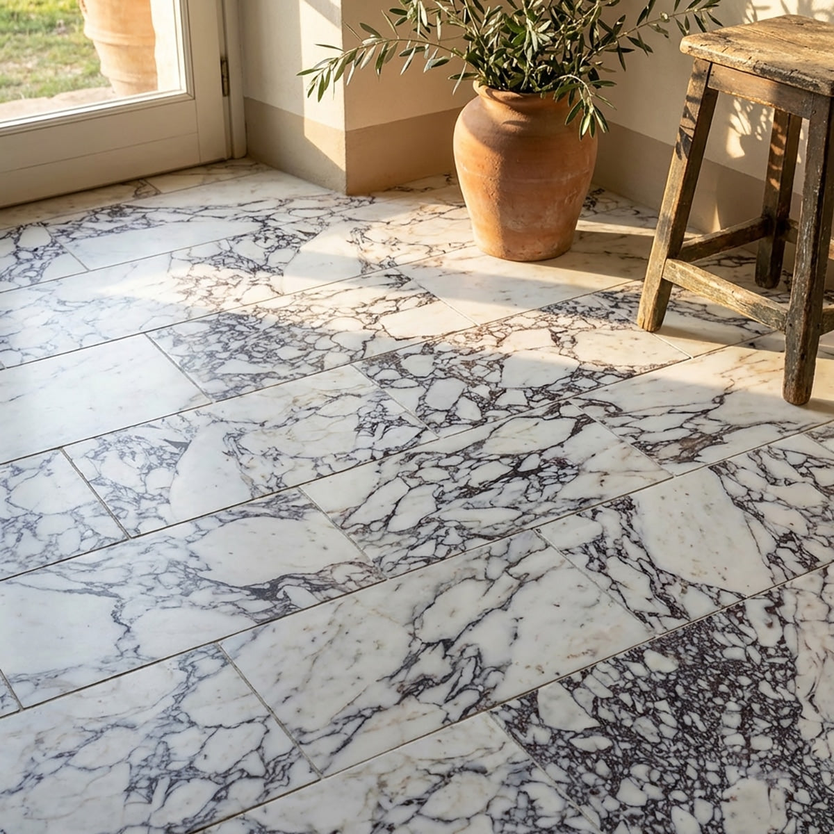 Calacatta Viola Honed 12x24 Marble Tile – Direct Stone Source