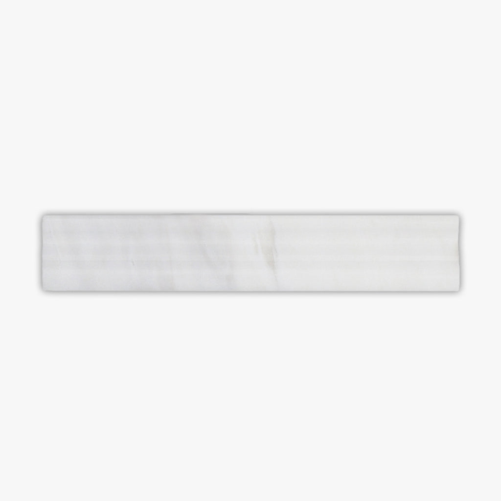 Bianco Dolomiti Polished 2x12 Chair Rail Marble Molding