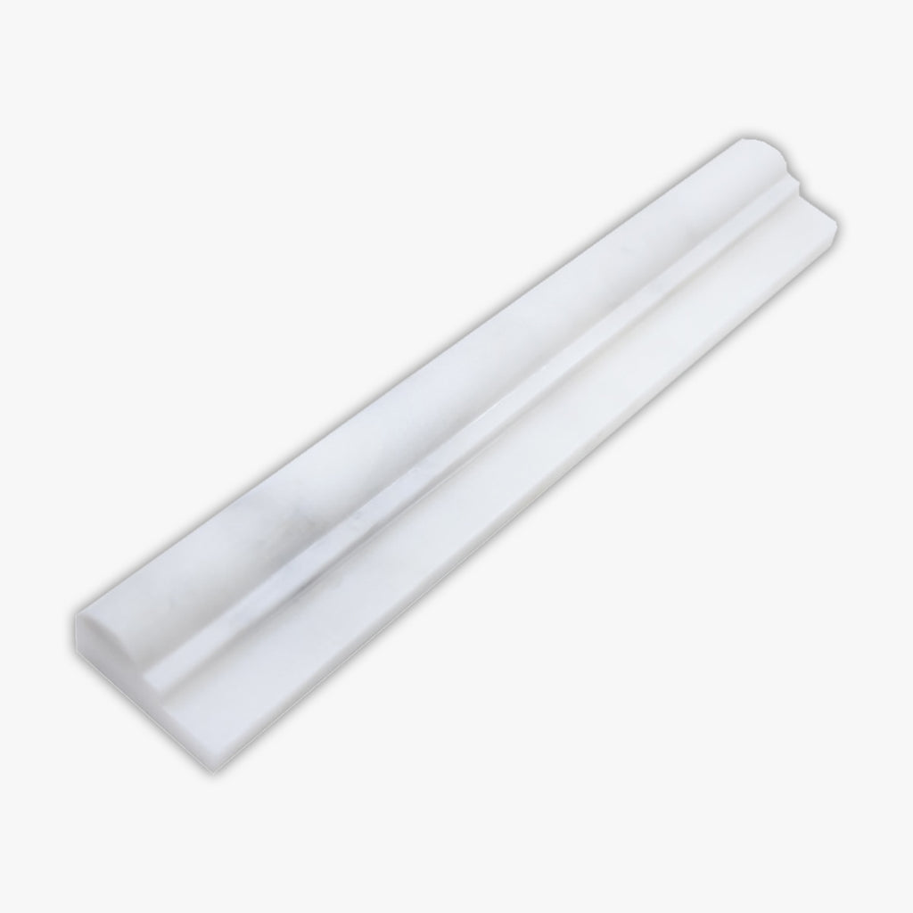 Calacatta Polished 2x12 Ogee Marble Molding