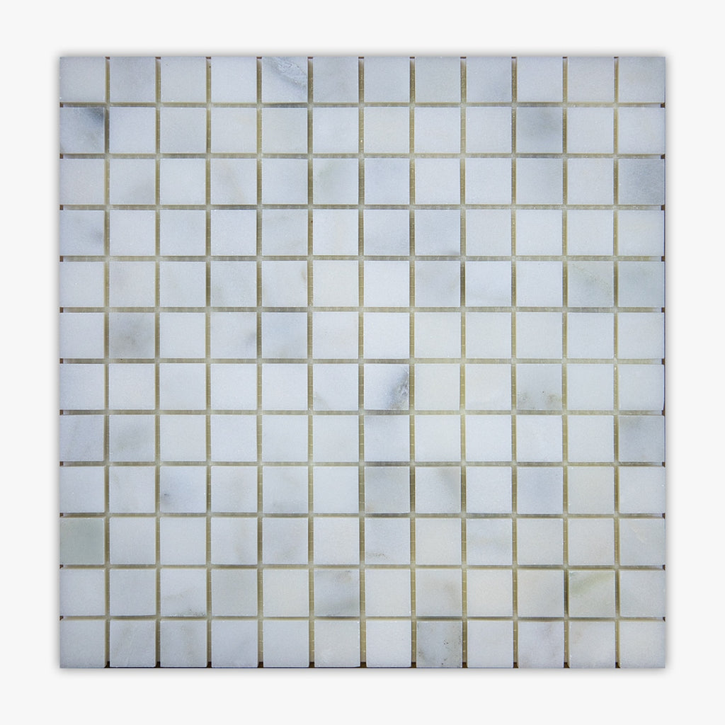 Calacatta Polished 1x1 Marble Mosaic