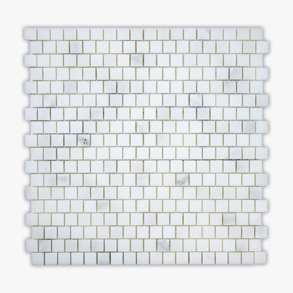 Calacatta Polished 5/8x5/8 Marble Mosaic