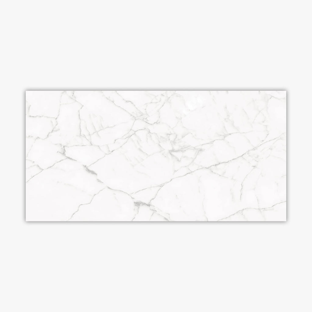 Core White Polished 24x48 Porcelain Tile – Direct Stone Source