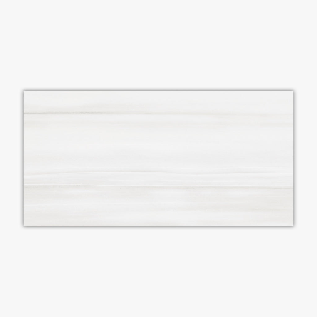 Dolomite White Polished 12x24 Porcelain Tile