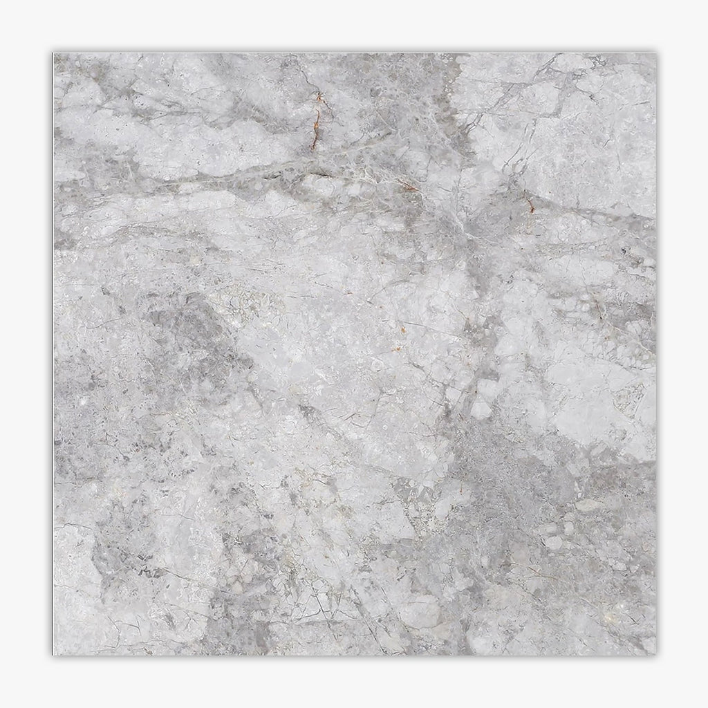 Tundra Gray Light Honed 12x12 Marble Tile