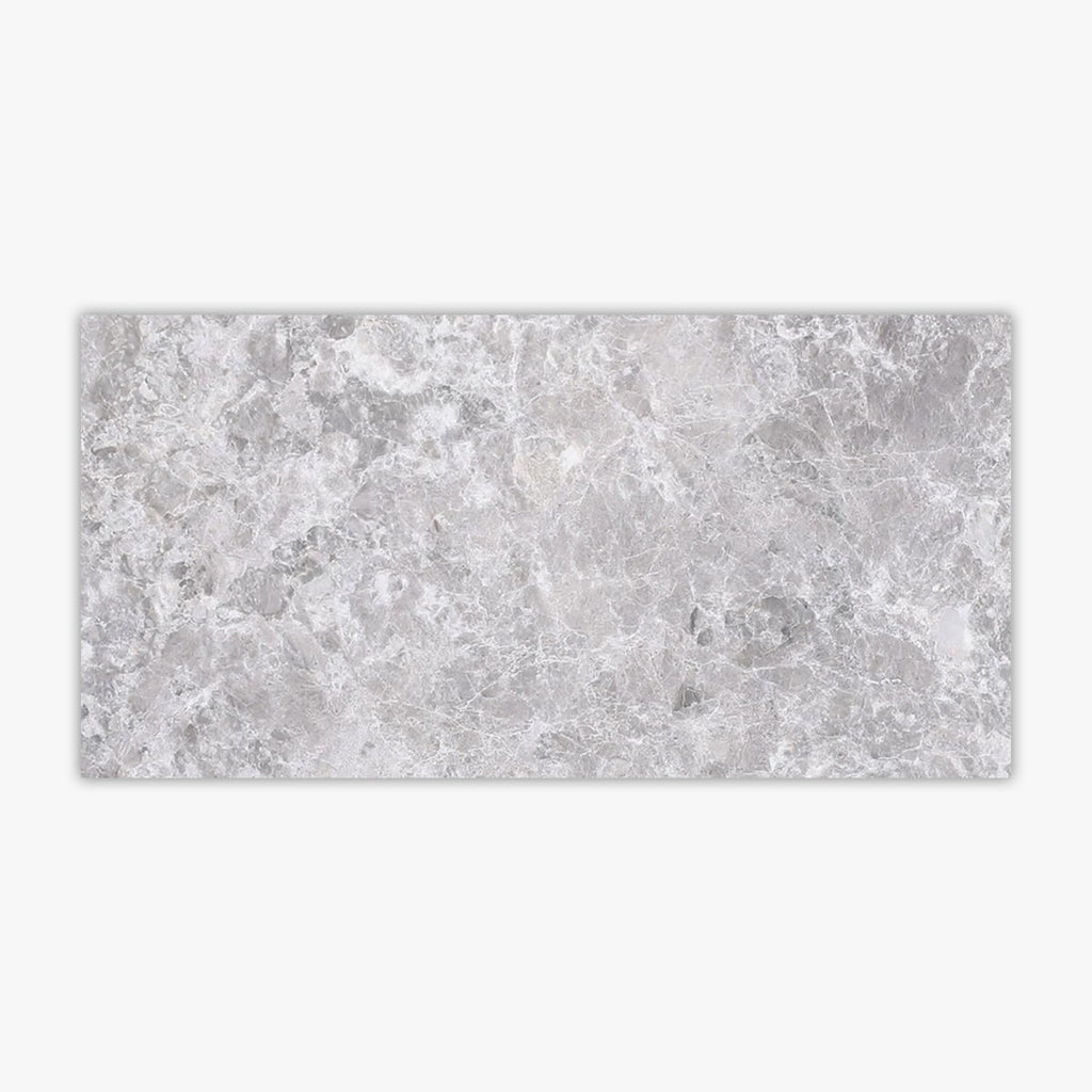 Tundra Gray Light Polished 3x6 Marble Tile
