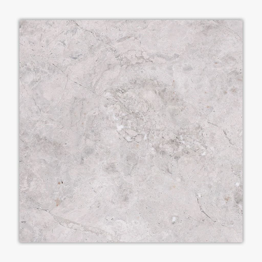 Tundra Gray Dark Honed 12x12 Marble Tile