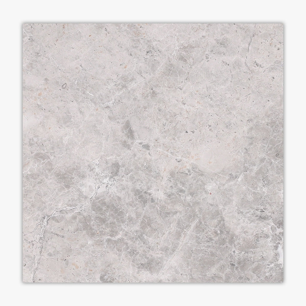 Tundra Gray Dark Polished 12x12 Marble Tile