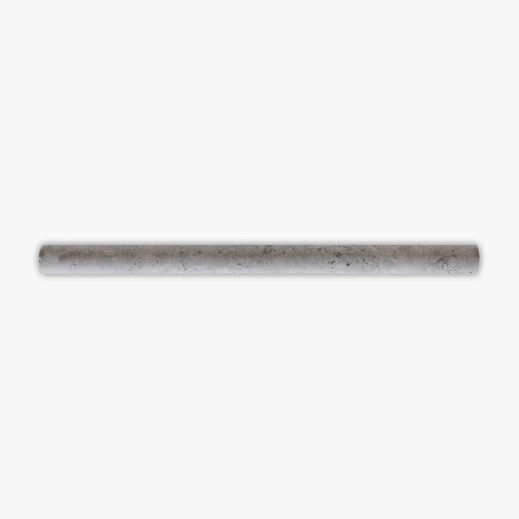 Tundra Gray Dark Honed 3/4x12 Pencil Liner Marble Molding