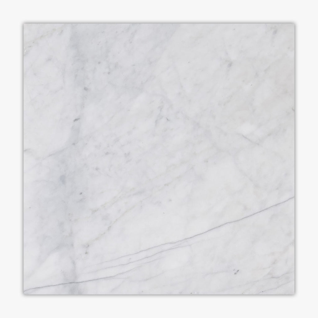 Carrara Classica Honed 12x12 Marble Tile