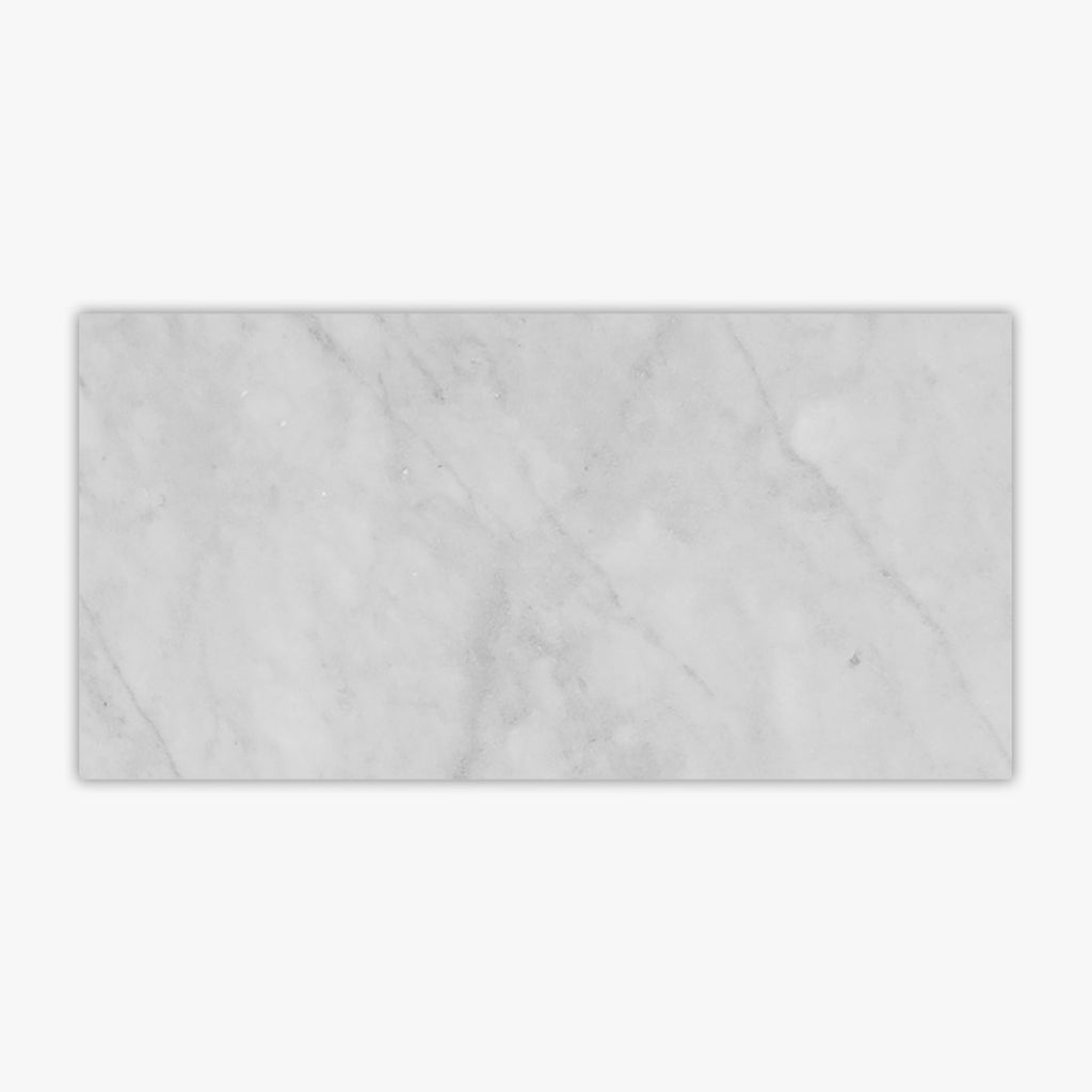 Carrara Classica Honed 12x24 Marble Tile