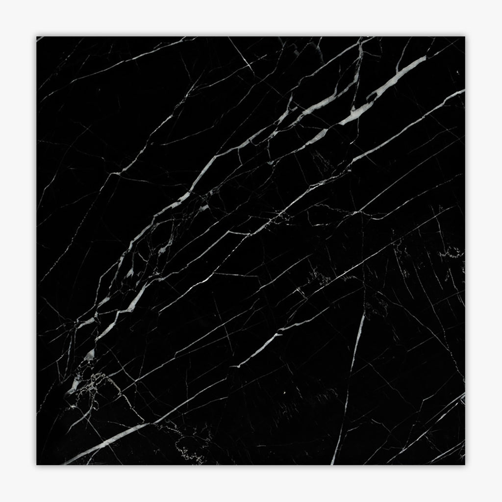 Black Honed 12x12 Marble Tile