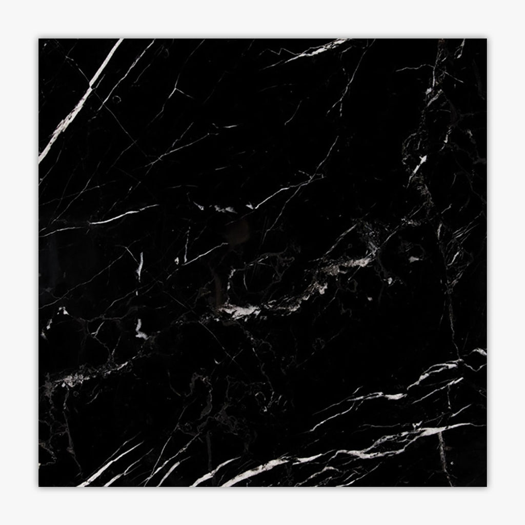 Black Honed 18x18 Marble Tile