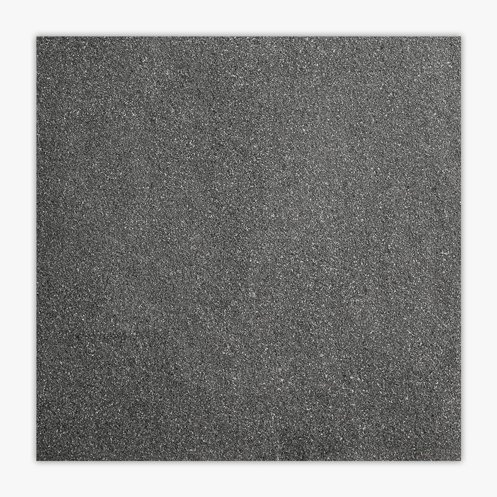 Absolute Black Flamed 18x18 Granite Tile