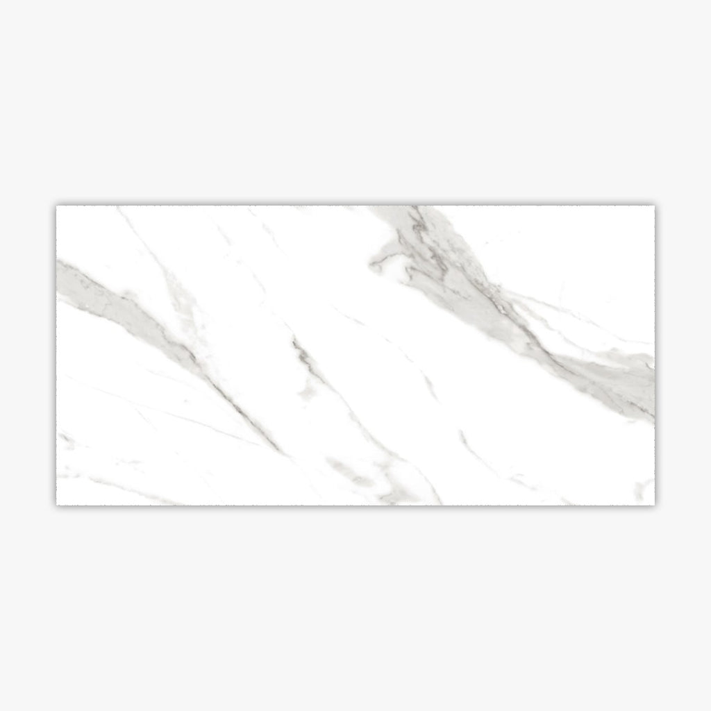 Premium Calacatta Polished 24x48 Porcelain Tile