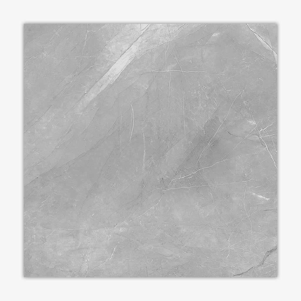 Premium Pulpis Gray Glossy 24x24 Porcelain Tile