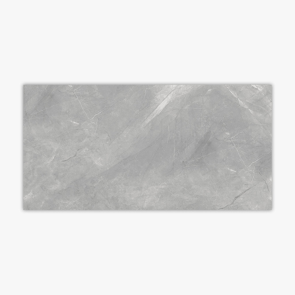 Premium Pulpis Gray Glossy 24x48 Porcelain Tile