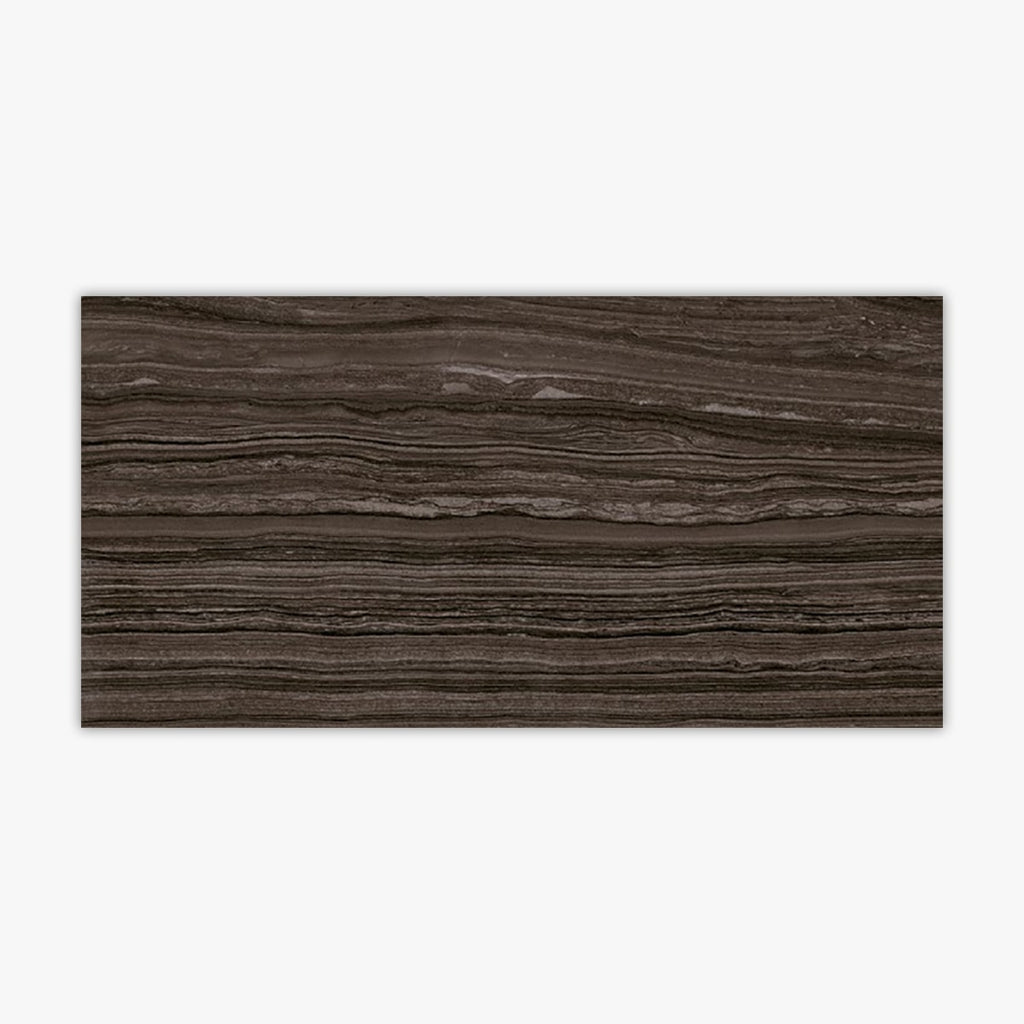 Tobacco Brown Glossy 24x48 Porcelain Tile