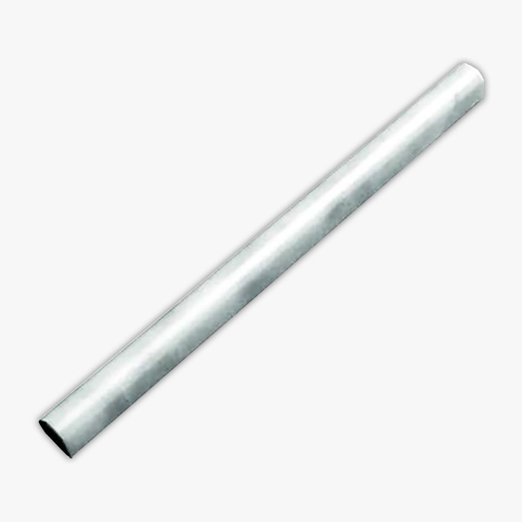 White Carrara Polished 3/4x12 Pencil Liner Marble Molding