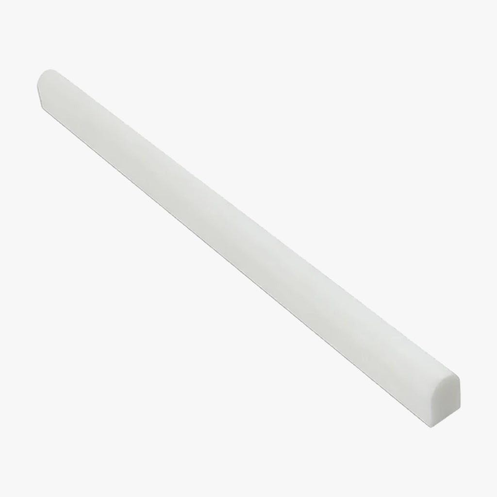 Thassos Polished 1/2x12 Pencil Liner Marble Molding