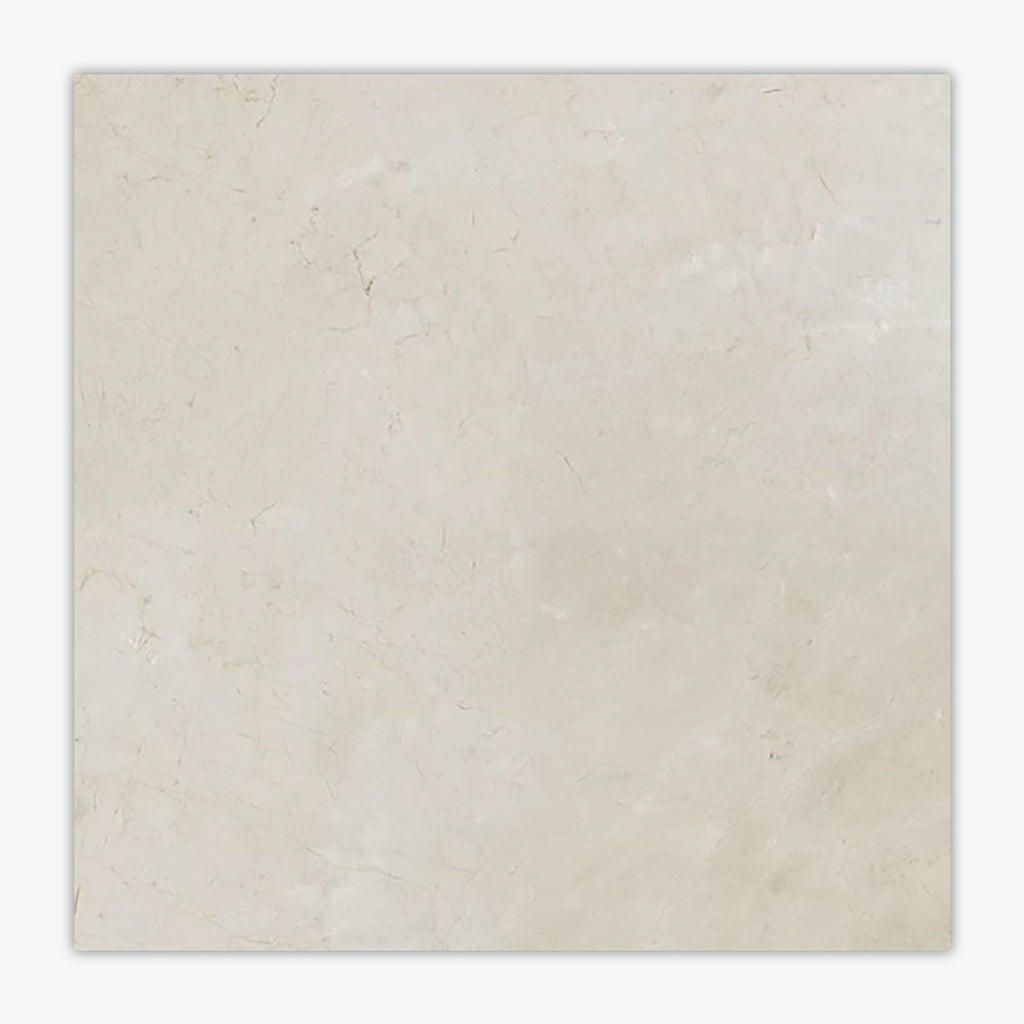 Crema Marfil Polished 18x18 Marble Tile